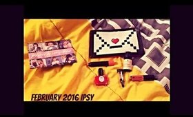 February 2016 Ipsy Bag!