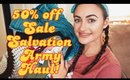 50% Off Salvation Army Haul | HUGE HAUL TO RESELL ON POSHMARK AND EBAY | Part Time Reseller