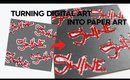 Turning Digital Art into Paper Art - Ep.1 "Swine"