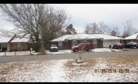 South Mississippi Winter Storm  last night part 1