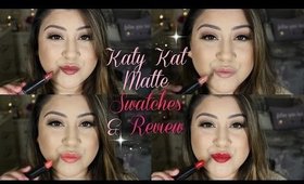 Katy Kat Matte Lips | Review + Swatches