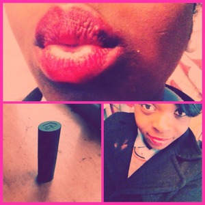 Red Lucious lips with a tiny of lily lipgloss!👄💋💄❤
