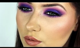 Blown Out Intense Purple Smokey Eyes ♥