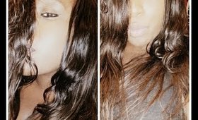 How i flat iron my hair (QUICKIE) PERUVIAN & BRAZILIAN HAIR