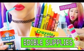 DIY Edible School Supplies  - 8 Pranks for Back to School