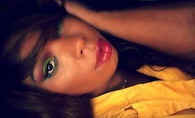 My makeup Look  Inspired By MakeupwithJah sorry  I had to reload the video
