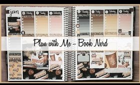 Plan With Me | Book Nerd (Erin Condren Vertical)