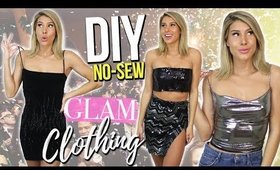 *NO-SEW* DIY GLAM CLOTHING | 2018 Clothing Hacks You Need To Know!