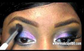 Tutorial-- Exotic Bloom "Flower Inspired" Look (featuring Raving Beauty Cosmetics).