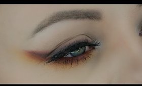 Fall Inspired Smokey Winged Liner | Danielle Scott