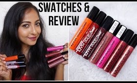 NYX LIQUID SUEDE CREAM LIPSTICK | SWATCHES & REVIEW | 7 Shades | Stacey Castanha