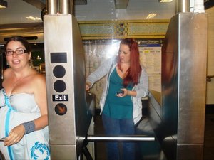 Turnstyle in NY Subway