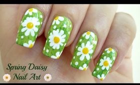 Spring Daisy Nail Art!