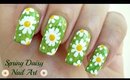 Spring Daisy Nail Art!