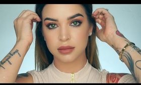 Earthy Tones Glam Makeup Tutorial ✖ deck of scarlet palette