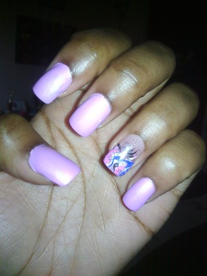 my nail design I chose to get for Easter 