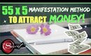 HOW TO USE 55 X 5 METHOD TO MANIFEST MONEY! │ POWERFUL LAW OF ATTRACTION TECHNIQUE FOR WEALTH