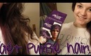 How I Died My Hair Purple! ♡