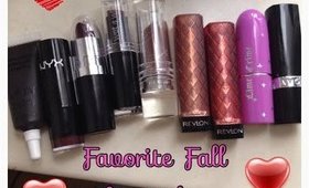 Favorite Fall Lipsticks!!