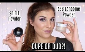 Dupe or Dud? Lancome Absolue Setting Powder vs ELF| Bailey B.