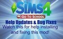Sims 4 Go To School Updates, Bug Fixes, and Tips