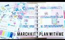 Planner Society March Kit + Plan With Me | Charmaine Dulak