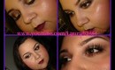 Bronzy Fall Look With A Vampy Lip