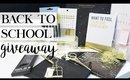 Back To School GIVEAWAY | Black & Gold Stationery Haul - Kikki K, Typo & Officeworks