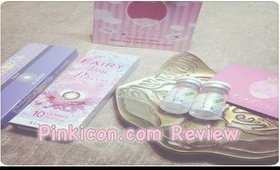 ❤ Pinkicon.com Unboxing & First Impression! (Circle Lenses) ❤