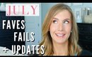 JULY FAVORITES and FAILS 2018 + UPDATES | Monthly Beauty & Lifestyle Favorites