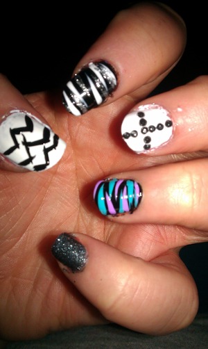Crazyy nails. 