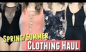 Summer TRY-ON Clothing Haul 2017 incl. Bodysuit Haul, & Summer Swimsuit try-on Haul ft thong bikini