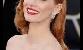 Jessica Chastain Oscars 2013 Inspired Makeup!