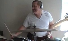 CAUGHT MY HUSBAND PLAYING HIS DRUMS