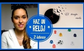 Haz un reloj que decore tu cuarto ♥ | Kika Nieto