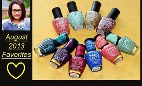 August 2013 Favorites: Nail Polishes and Swatches