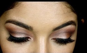 Pink Shimmer Glam Eye Makeup Tutorial