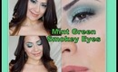 Mint Green Smokey Eyes - Fresh Summery Makeup! MakeupByLeeLee