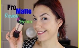 L'Oreal Pro Matte Foundation | Review & Demo