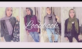 University lookbook 🌸 a week of outfits #backtoschool outfits ideas | Reem