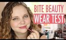 Bite Beauty Amuse Bouche Liquified Lip Wear Test