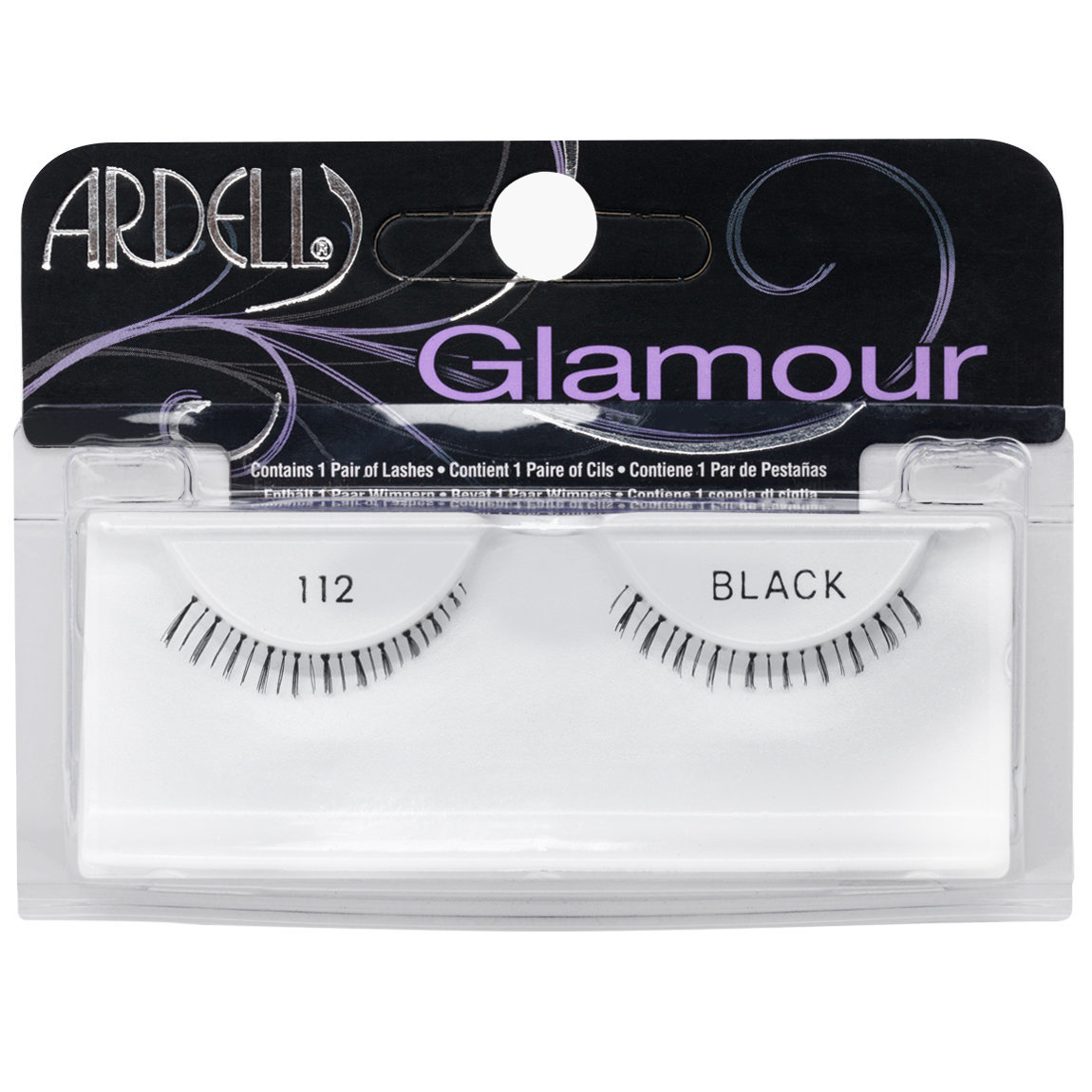 Ardell Glamour Lashes 112 Black alternative view 1.