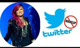 Demi Lovato Tweet about make up