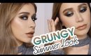 GRUNGY MAKEUP | Summer Makeup Tutorial BiiBiiBeauty