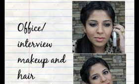 Office/Interview Hair and Makeup Tutorial : Requested
