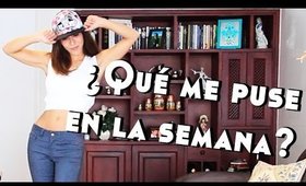 5 OUTFITS CASUALES PARA TODA LA SEMANA - ¿Qué me puse en la semana? Por Lau