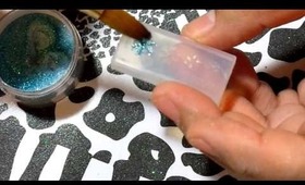 Acrylic Nail Tutorial: Colorful Xmas Snow Flakes