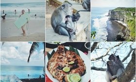 Bali Vlog: Dreamland Beach Bodyboarding & Crazy Uluwatu Monkeys