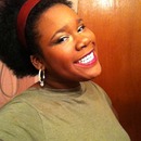Subtle Gold and Brown with Purple Toned Red Lips
