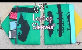 ✂DIY {Back To School}:Laptop Sleeves From Fabric Shopping Bags